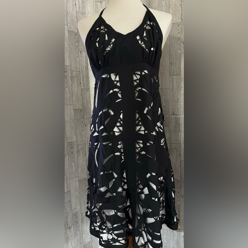 NWT - Solitaire - Sz Lg - halter style dress